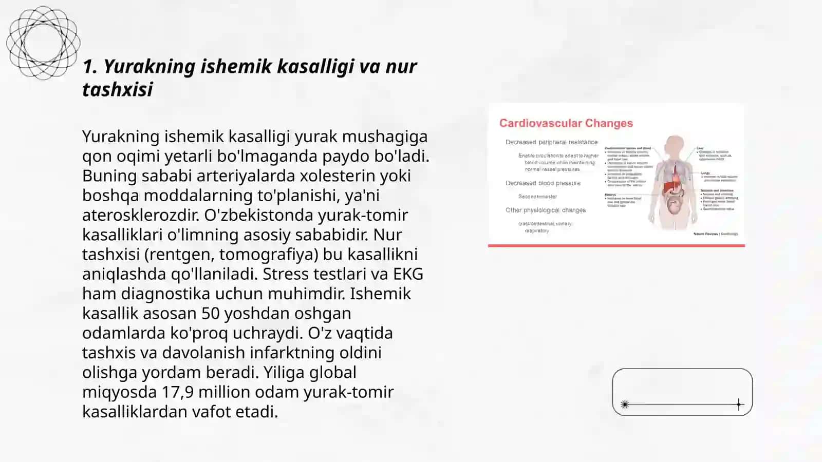 Yurak qon tomir tizimi kasalliklari nur tashxisi 3
