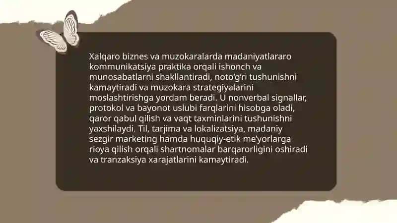 Madaniyatlararo kommunikatsiya fanining amaliy ahamiyati 3
