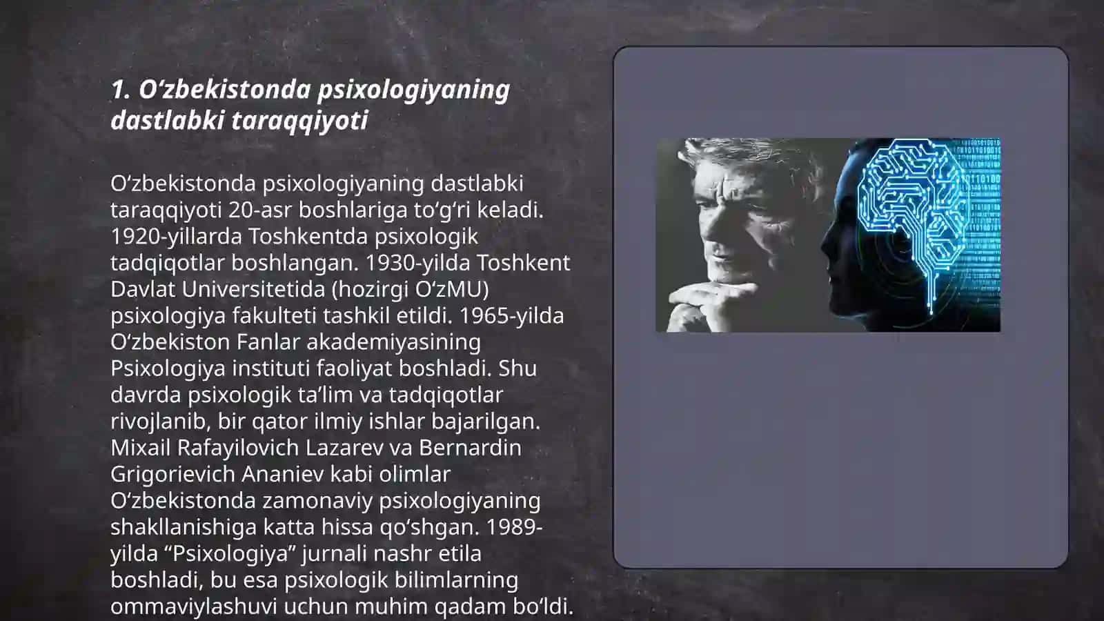 Òzbekistonda pisixalogiya fanining rivojlanish tarixi 3