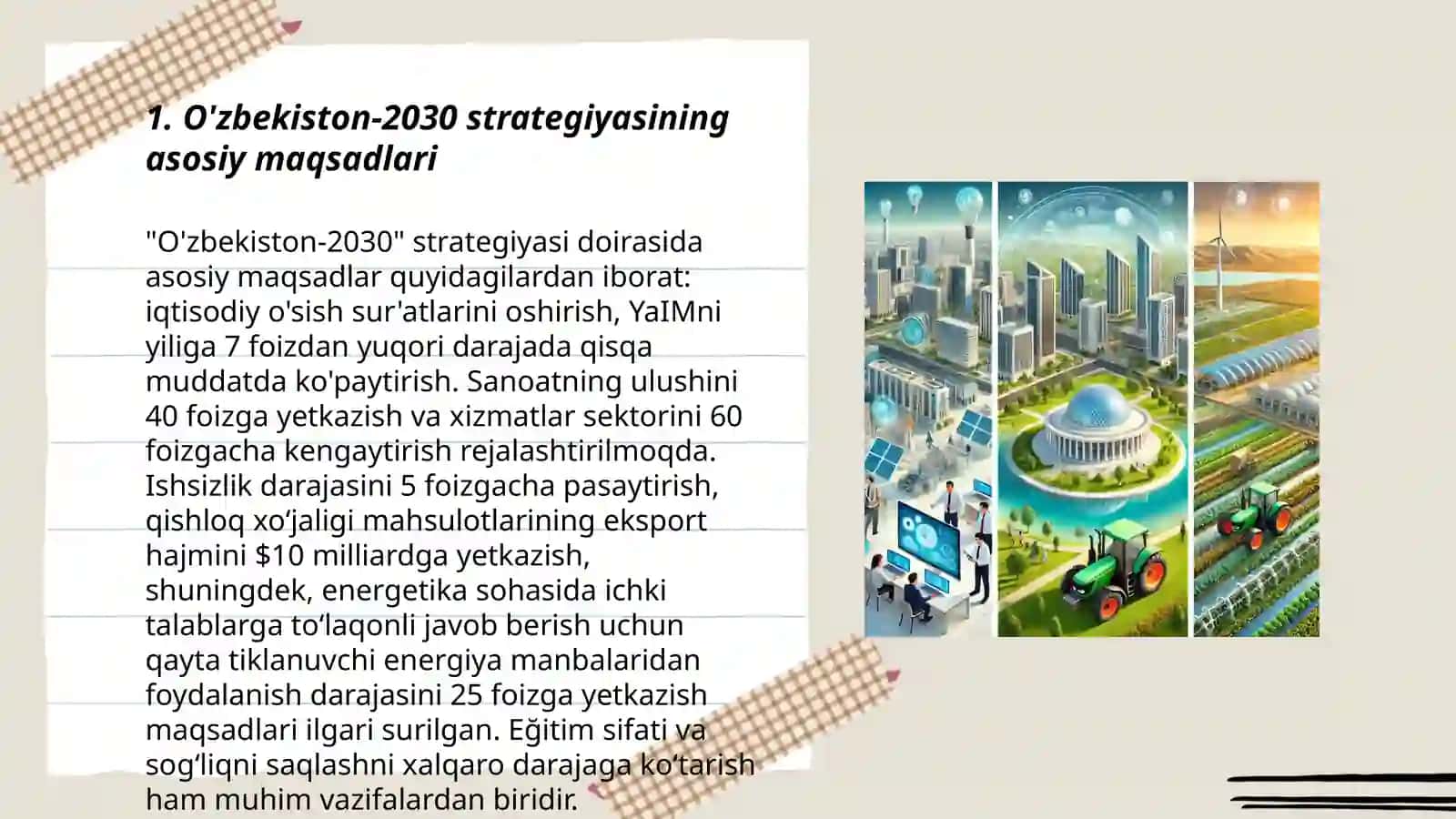"O'zbekiston-2030" strategiyasi. Uning xalqaro hamjamiyat tomonidan e'tirof etilishi 3
