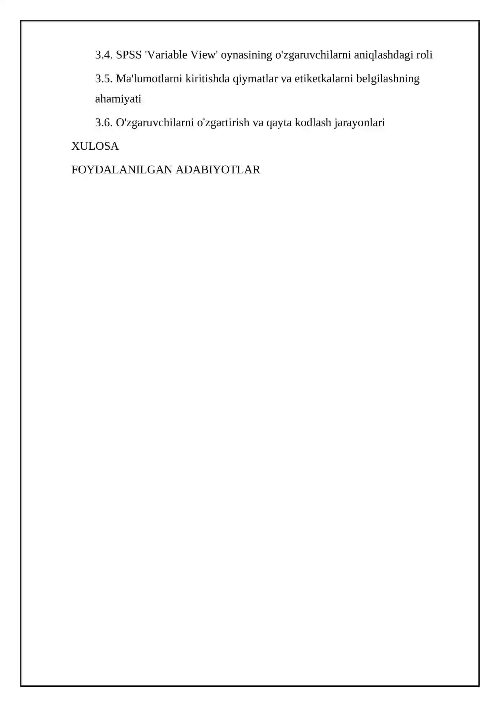 IBM SPSS Statistics dasturida sotsiologik ma'lumotlarni kiritish va qayta ishlash 3