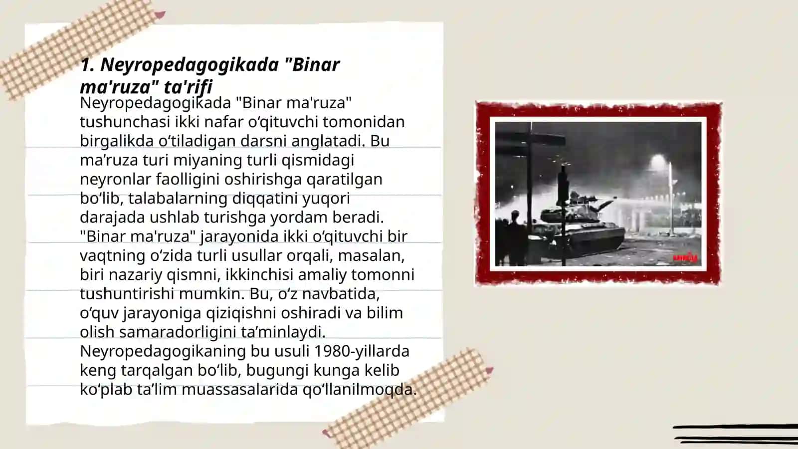 Neyropedagogikada "Binar ma'ruza Methodist" 3