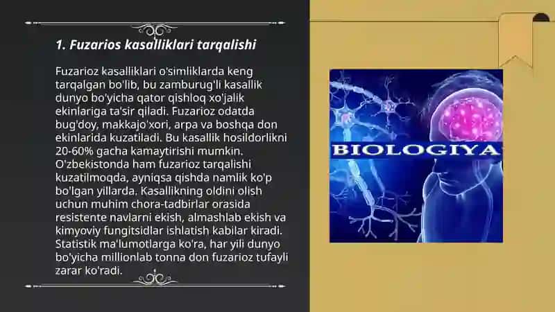 Fuzaris ósimligi biologiyasi 3