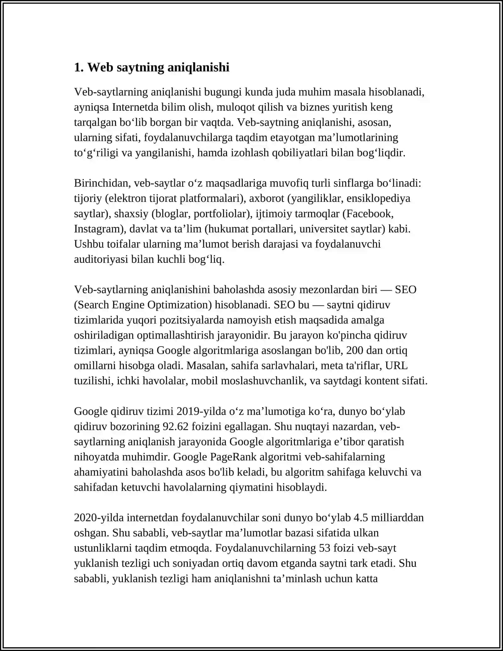 WEB SAXIFA WEP SAYT VA WEP PORTAL TUSHUNCHASI 3
