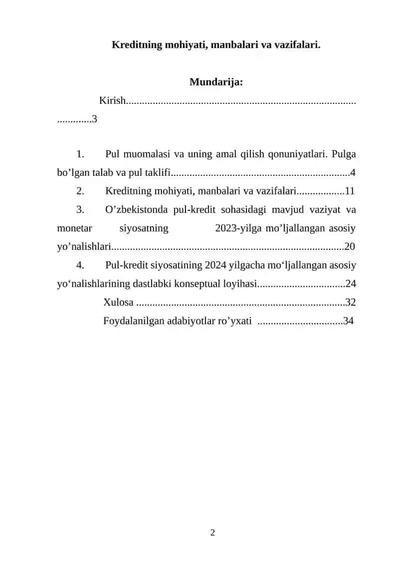 Pul muomalasi va uning amal qilish qonuniyatlari 3