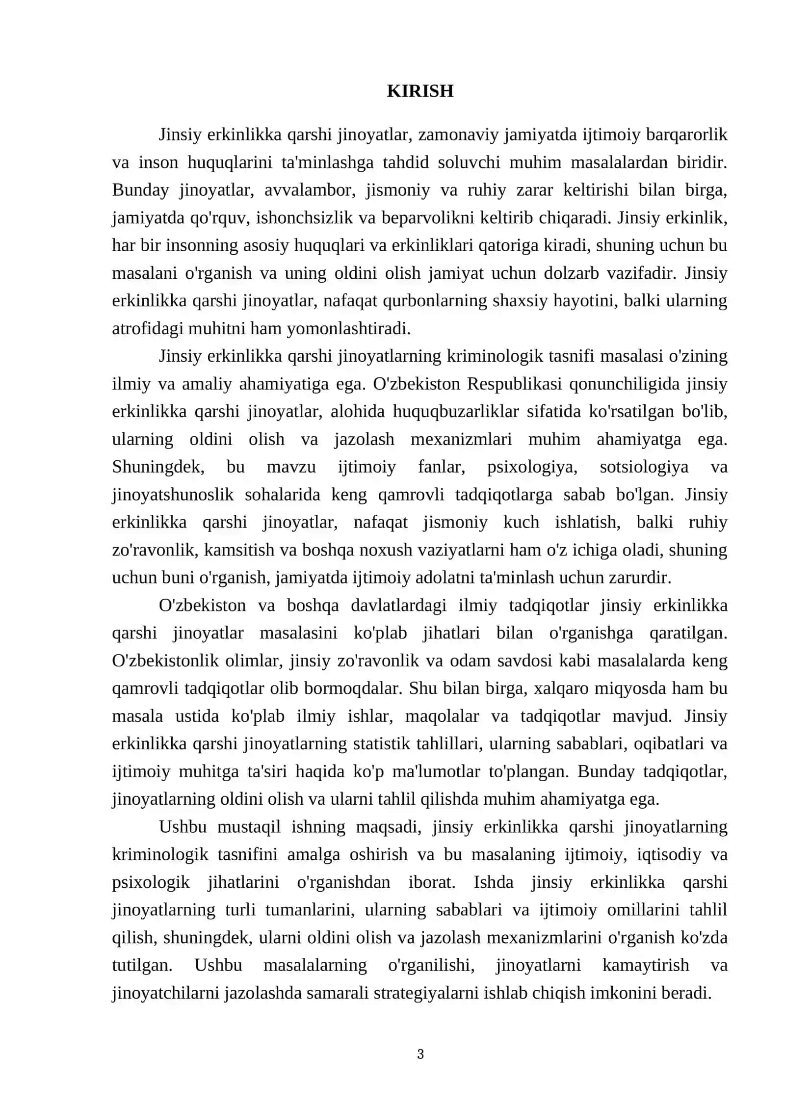 Jinsiy erkinlikka qarshi jinoyatlarning kriminologik tasnifi 3