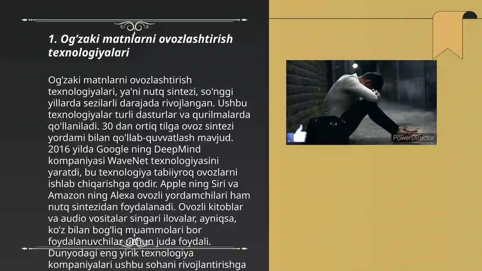 Og’zaki va yozma matnlarni ovozlashtirish va ovozli ma’lumotni matnga o’tkizish tamoyillari 3