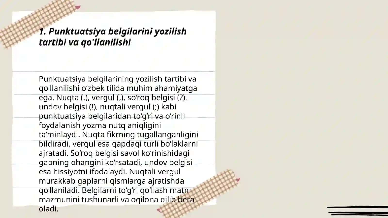 Boshlang'ich ta'limda imloviy punktuatsion savodxonlikni oshirish bo'yicha tavsiyalar ishlab chiqish 3