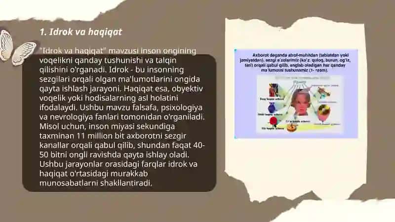 Idrok va haqiqat 3