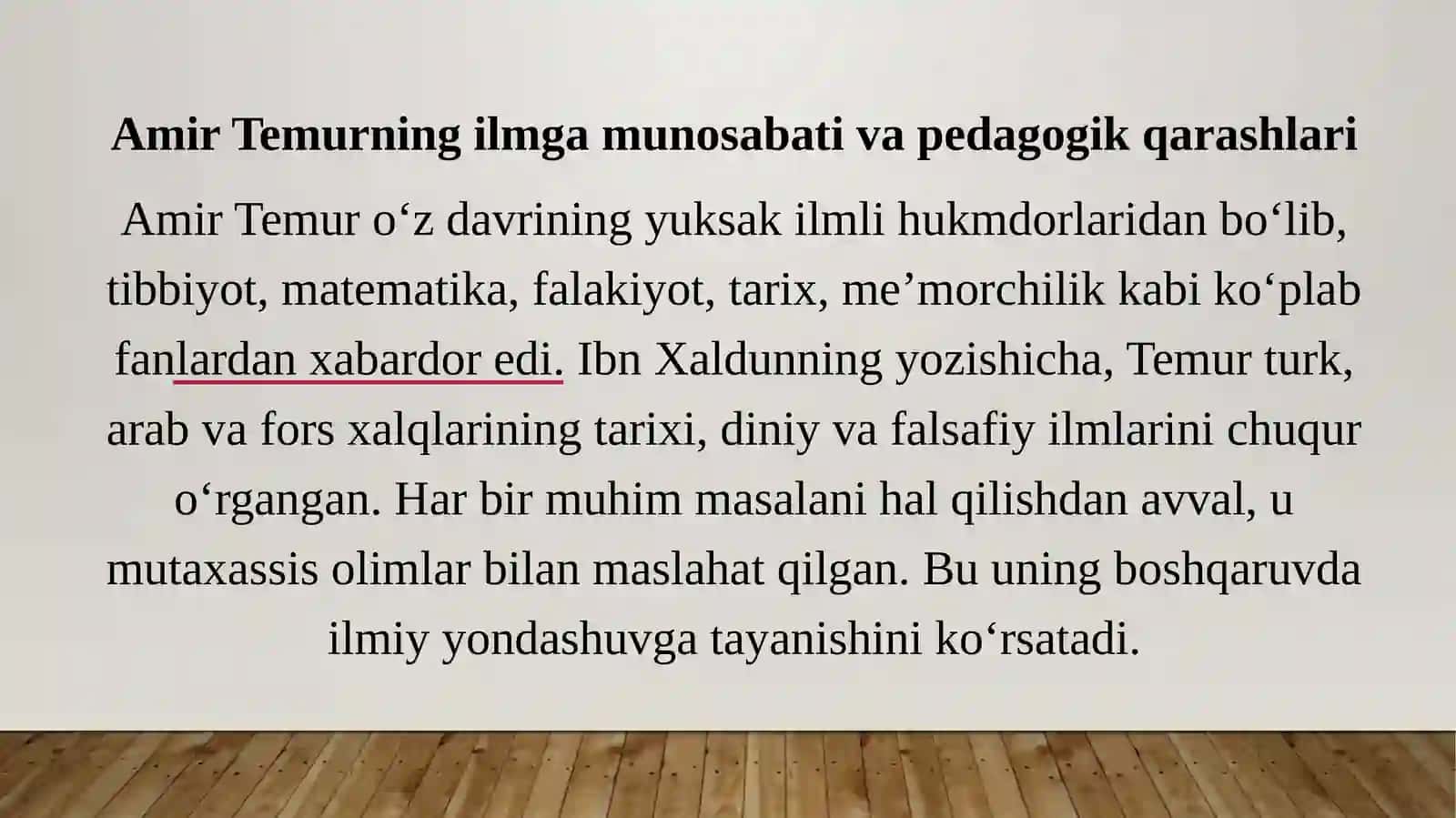 TEMURIYLAR DAVRIDA (2-RENESSANS) TA'LIM-TARBIYA VA PEDAGOGIK G'OYALAR TARAQQIYOTI 3