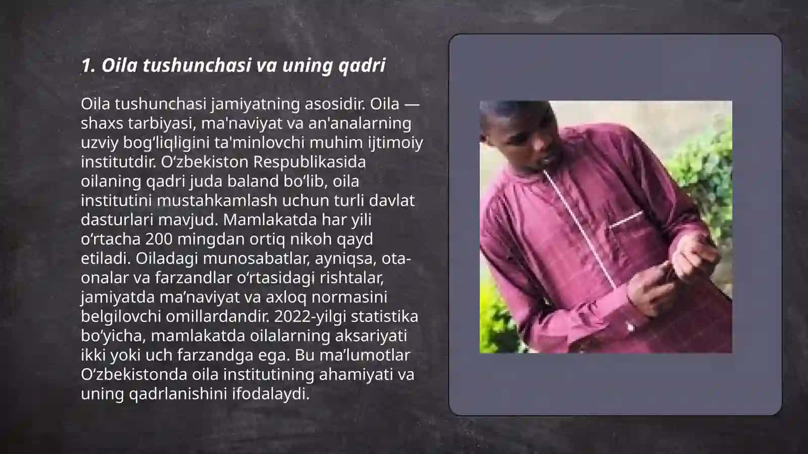 Shayx Muxammad Sodiq Muxammad Yusufning,, Baxtiyor Oila" asarida Islom qadriyatlarining talqini 3