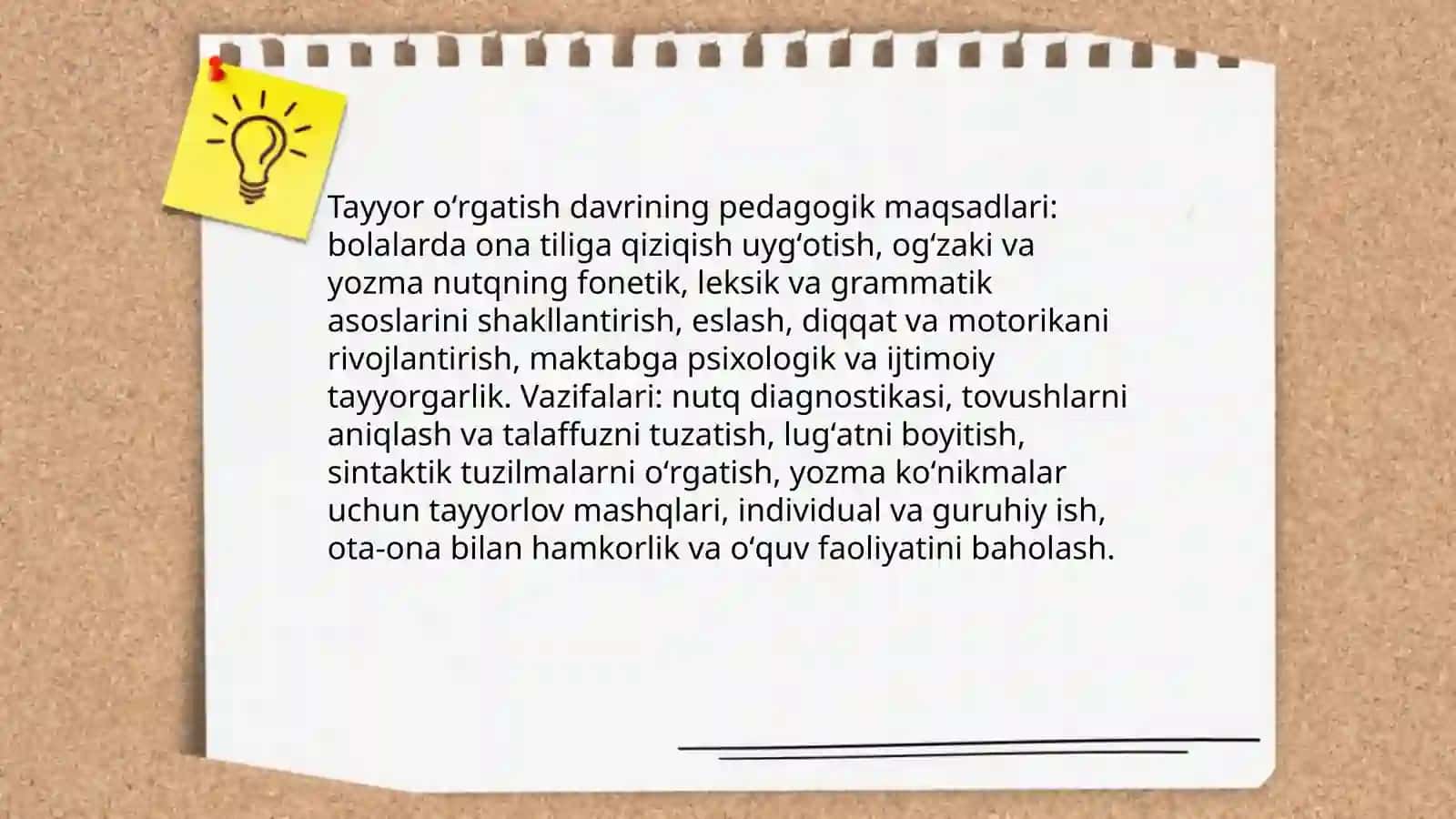 Savod oʻrgatish tayyor oʻrgatish davri. Ona tili va oʻqitish savodxonligi darsi uchun metodik tavsiyalar ishlab chiqish 3