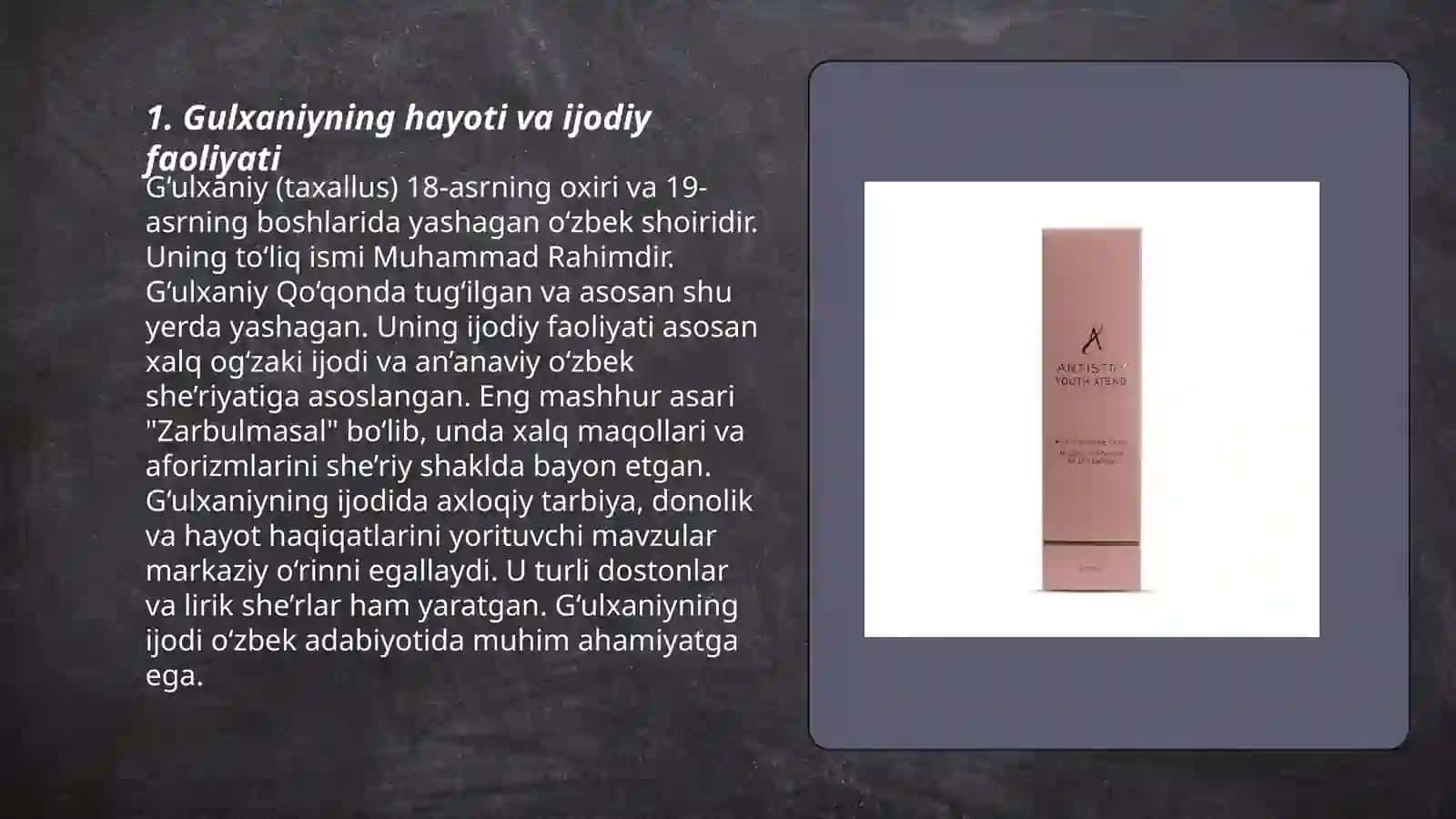 Gulxaniyning “Zarbulmasal” asarining badiiy-falsafiy tahlili 3