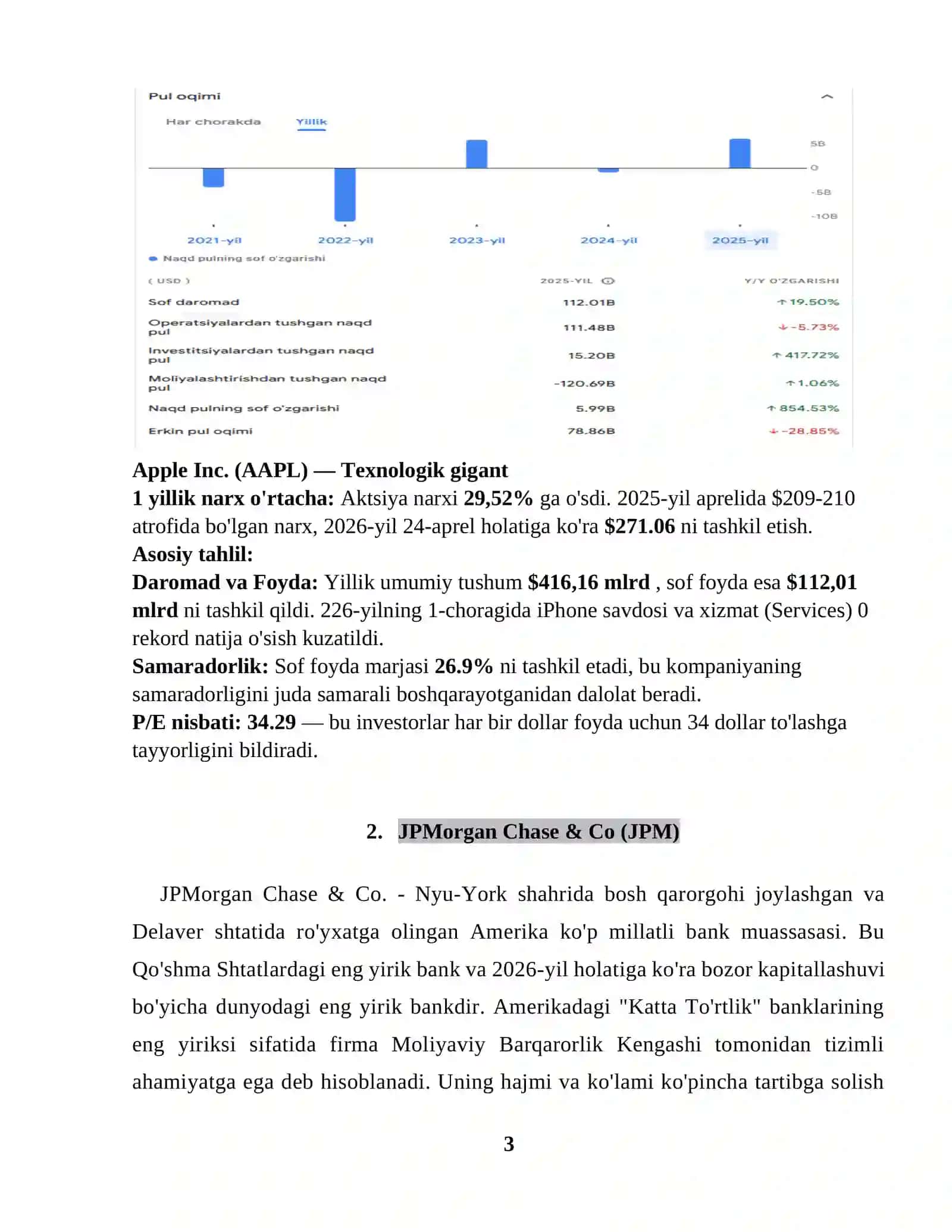 MOLIYA BOZORI TAHLILI VA AN’ANAVIY AKTIVLARNI TANLASH 3