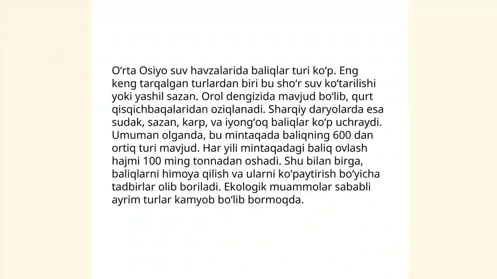 Oʻrta Osiyo suv havzalarida uchraydigan baliq turlari 3