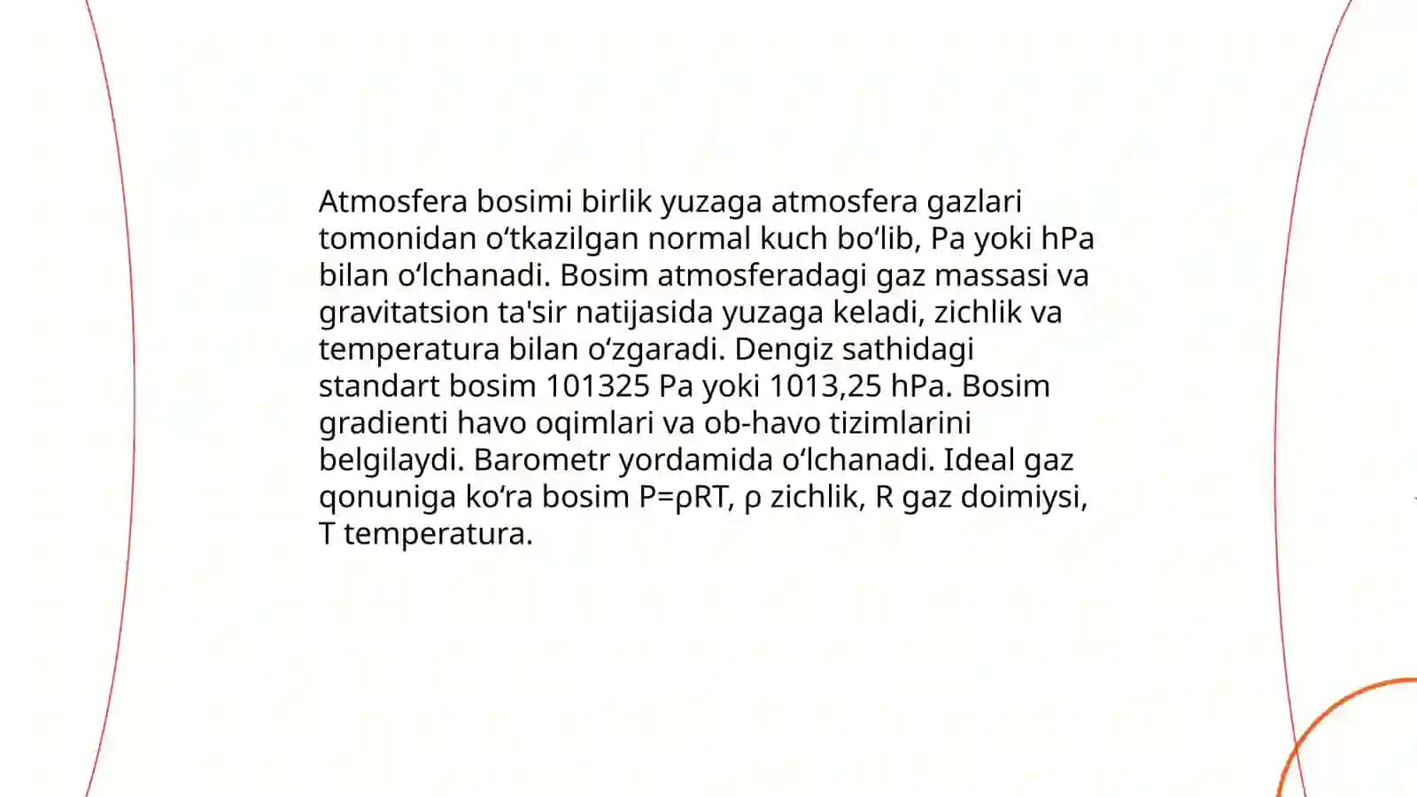 Atmosfera bosimi 3