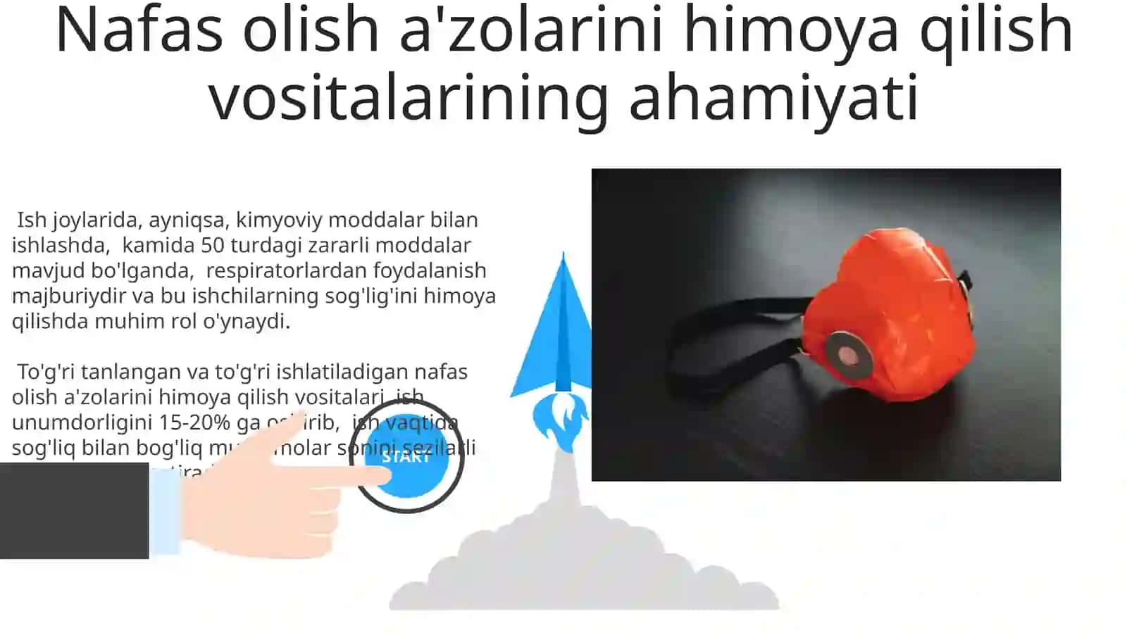 Nafas olish organlarini himoya qiluvchi induvidual ximoya vositalari 3