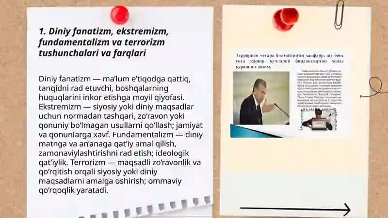 Diniy fanatizm, ekstremizm, fundamentalizm 3