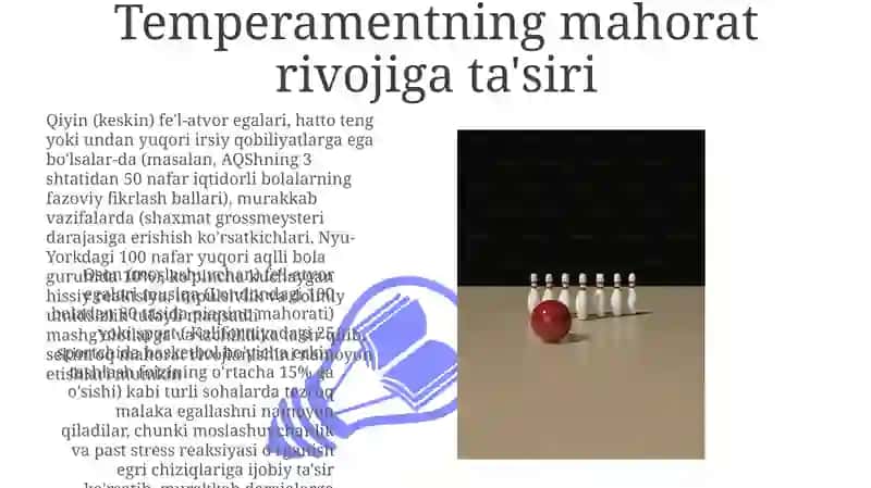 Temperament va qobiliyat 3