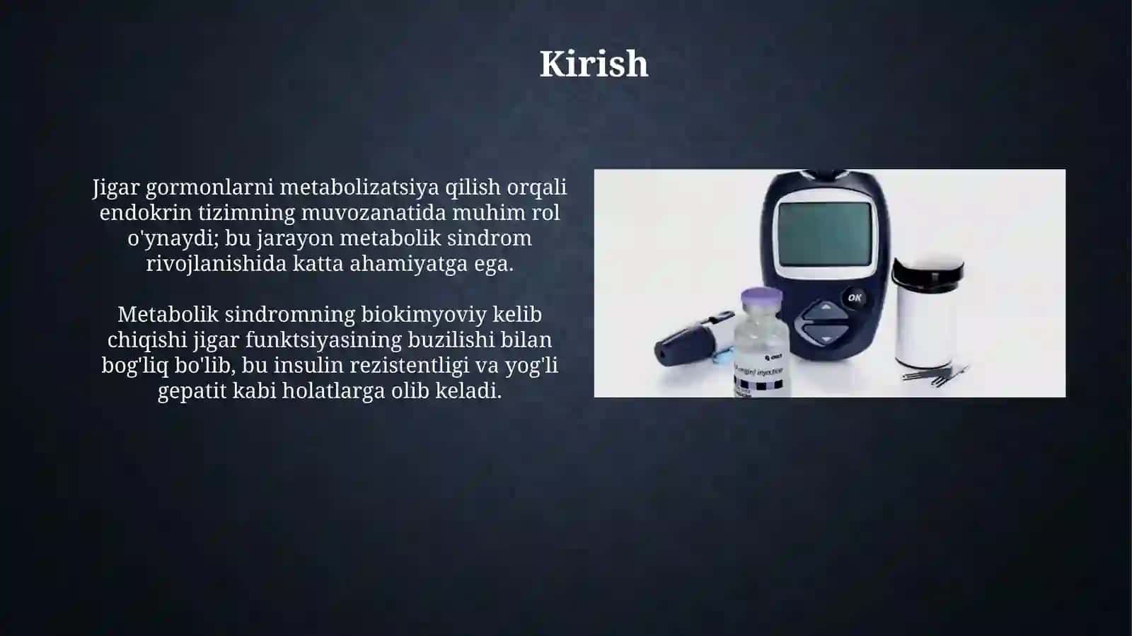 Jigarda gormonlar zararsizlanishi va metabolik sindrom 3