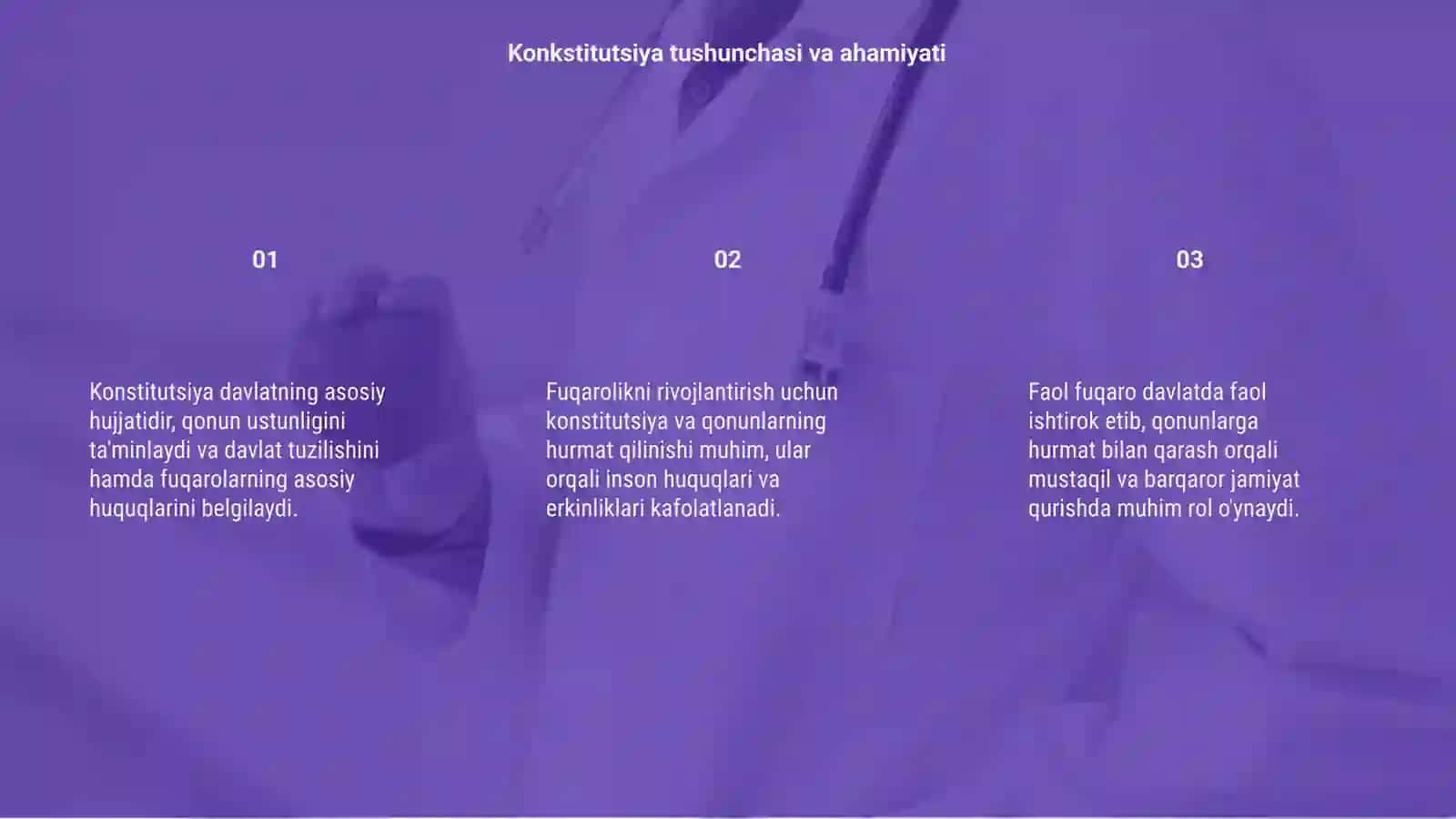 Konstitutsiya va qonun ustunligi faol o'quvchidan faol fuqoralikgacha 3