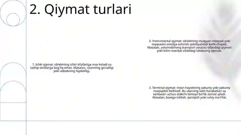 Qadriyat Tushunchasining Ma'Nosi Va Uning Umumiy Tavsifi Kartinki 3