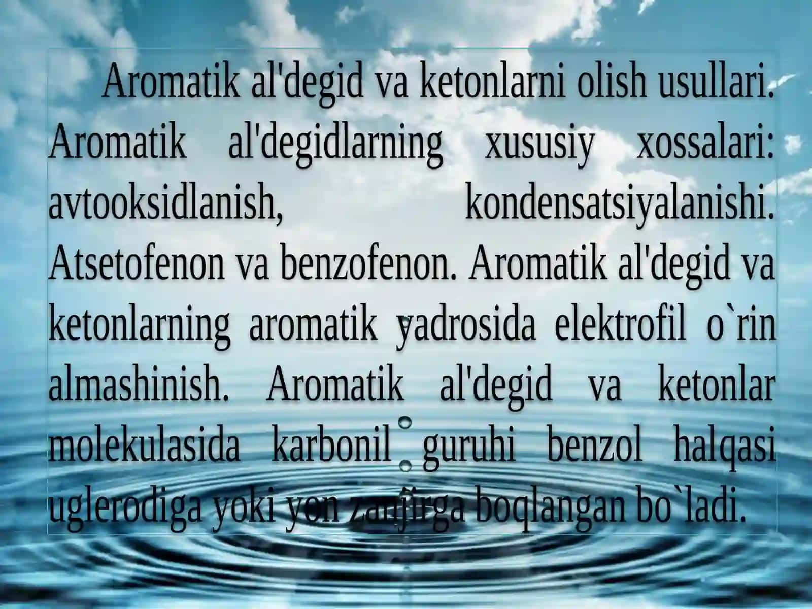 Aromatikaldegidvaketonlar 3