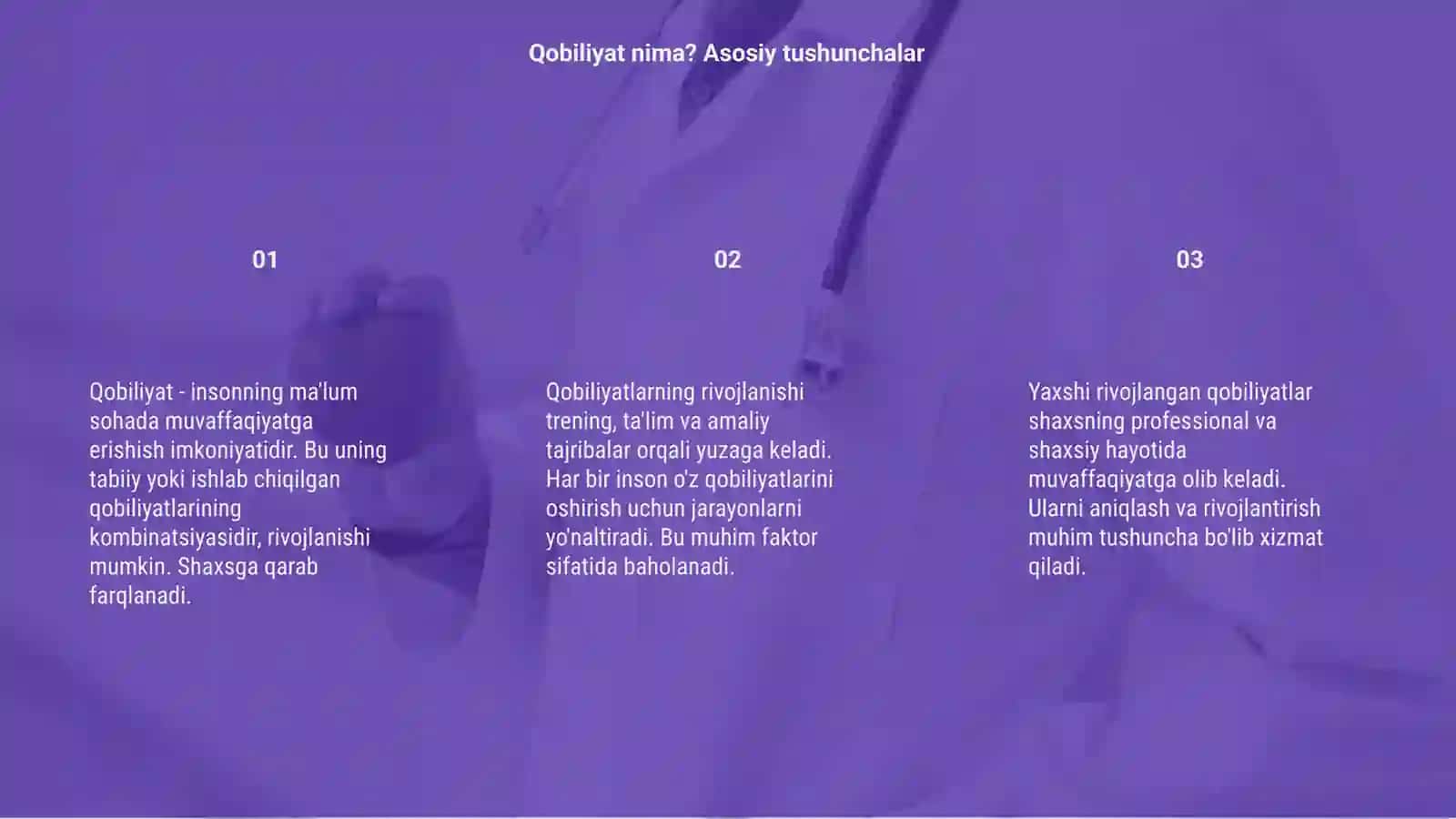 Qobiliyat va uning rivojlanishi 3