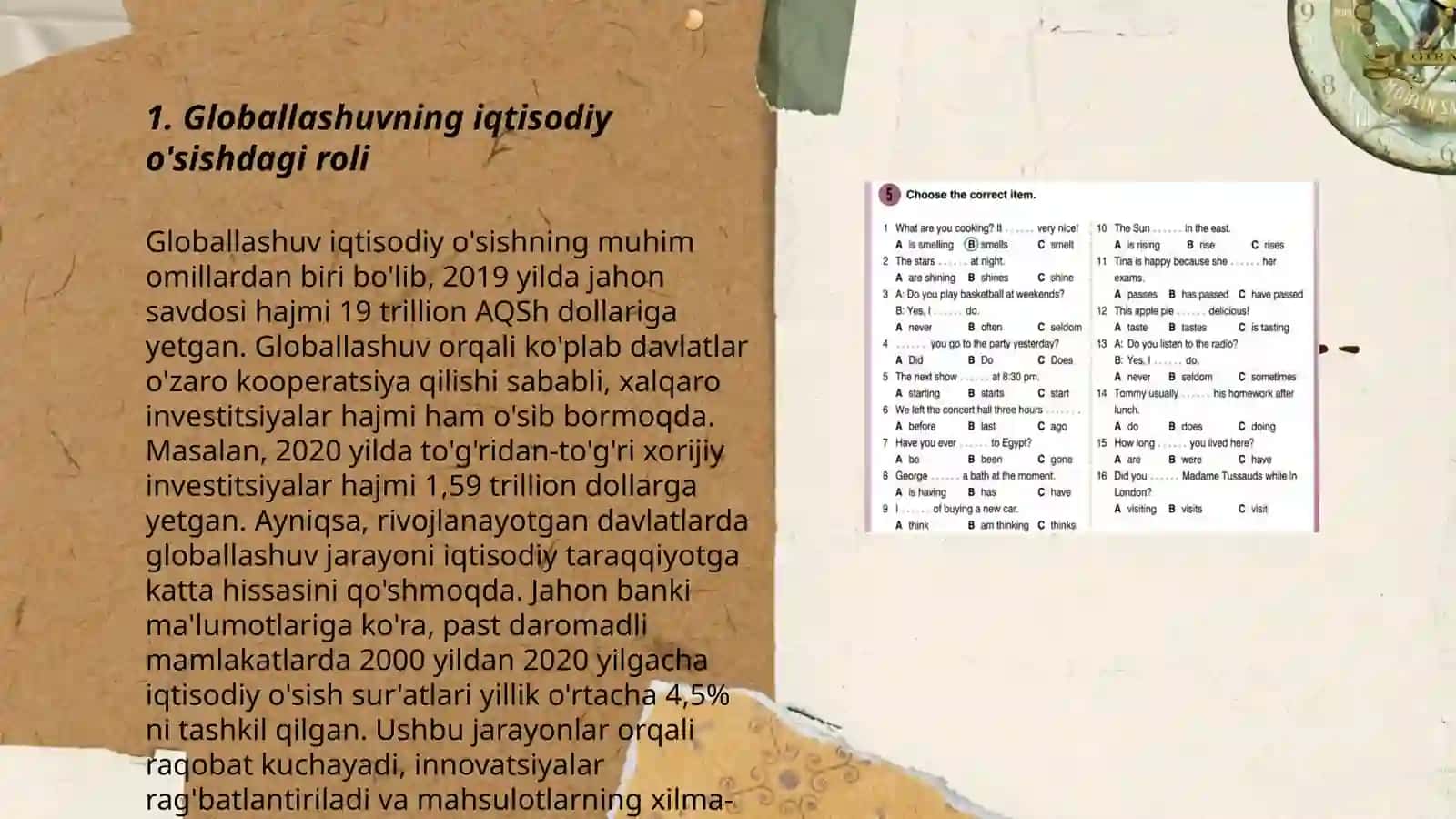 Barqaror taraqqiyotni ta’minlashda globallashuvning ijobiy va salbiy yo’nalishlari 3