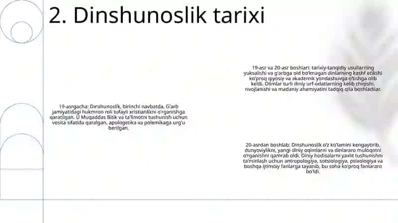 Dinshunoslik Fani Predmeti 3