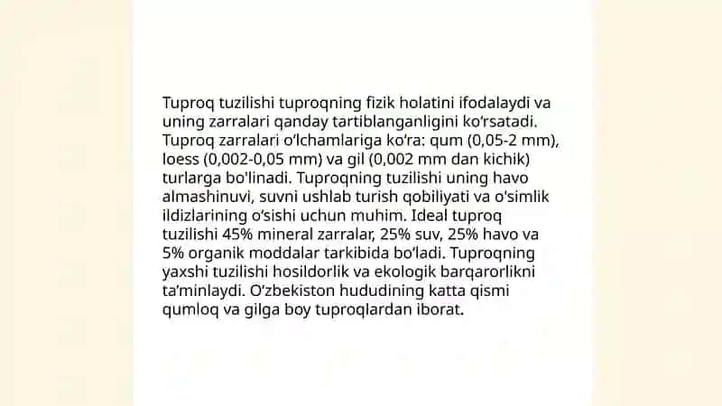 Tuproq gumisi va unumdorligi 3