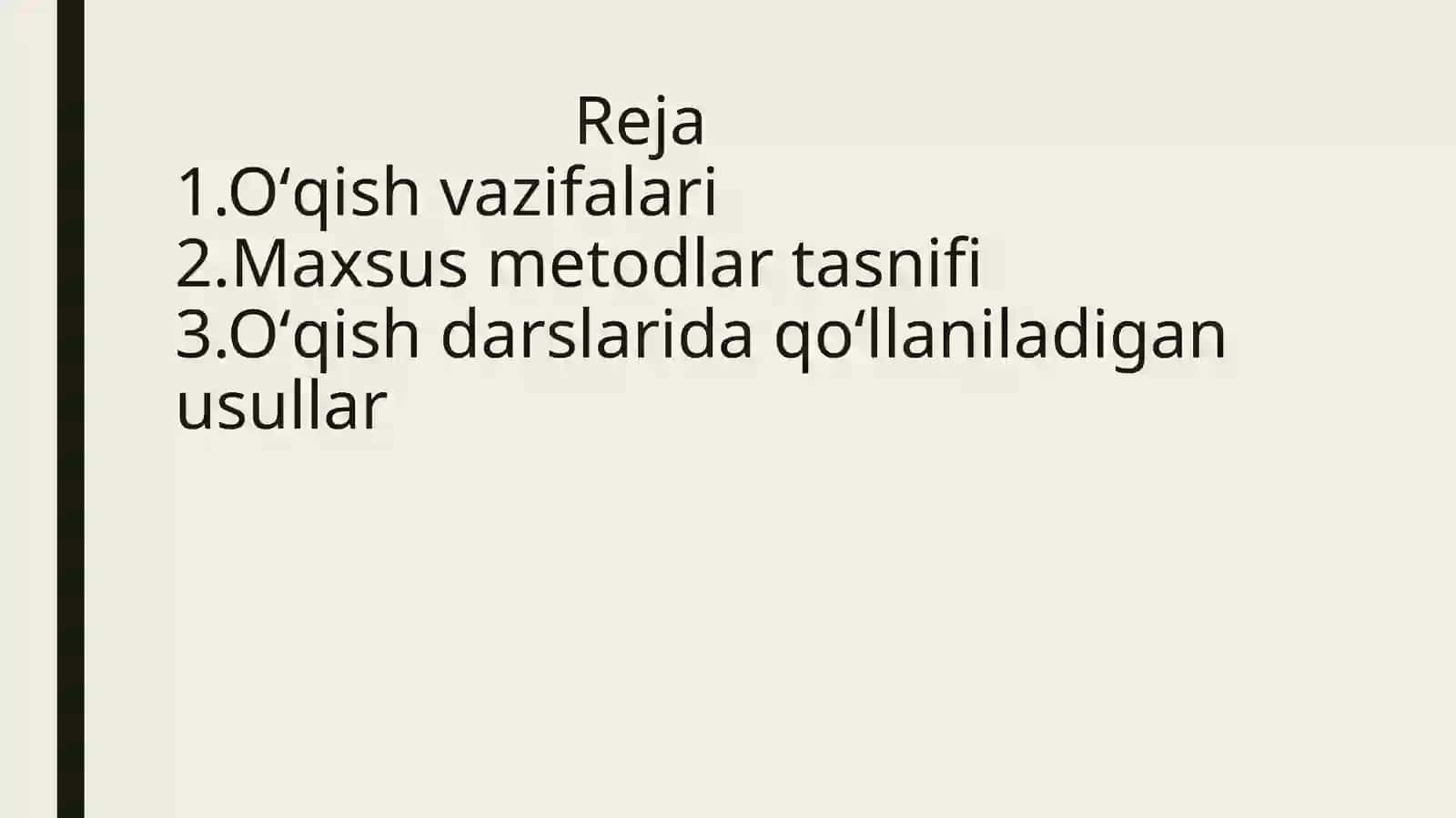 Boshlang'ich sinflarning o'qish darslari 3