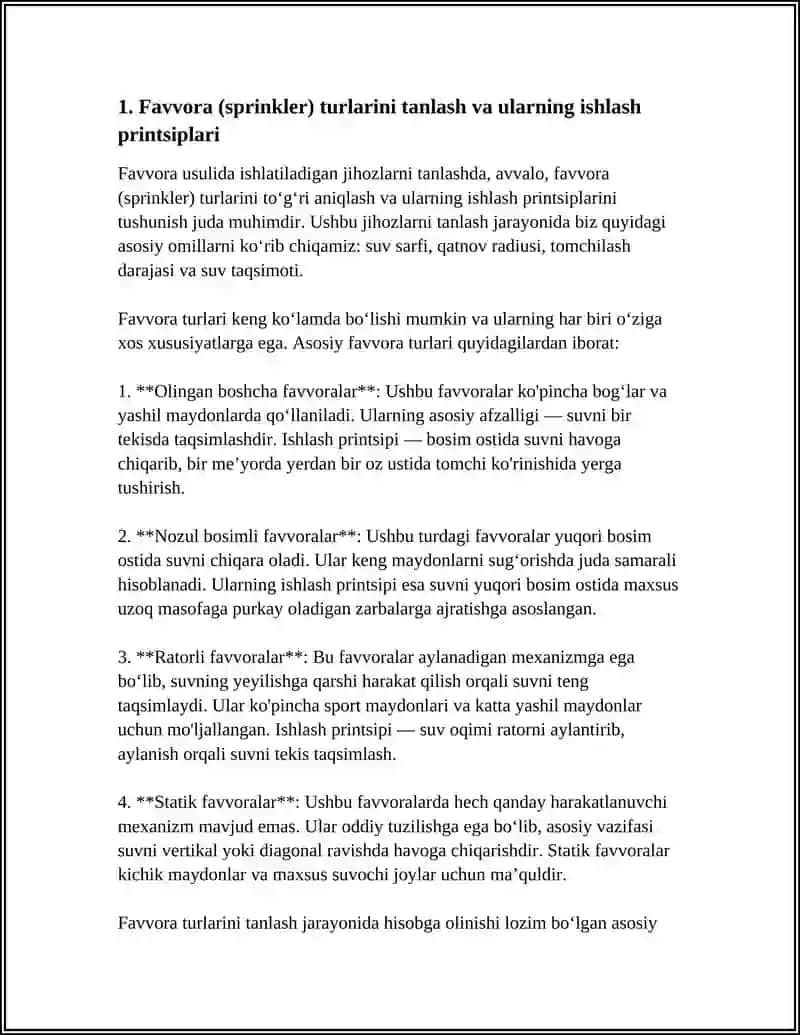 FAVVORA USULIDA ISHLATISH JIHOZLARINI TANLASH 3