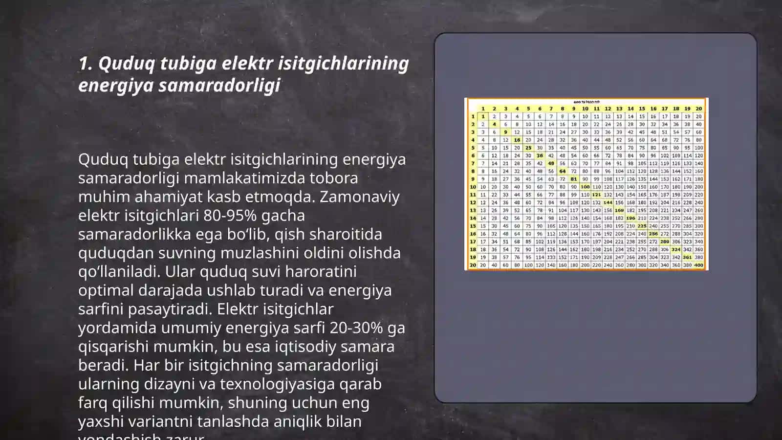 Quduq tubiga elektr isitgich yordamida ishlov berishni hisoblash 3