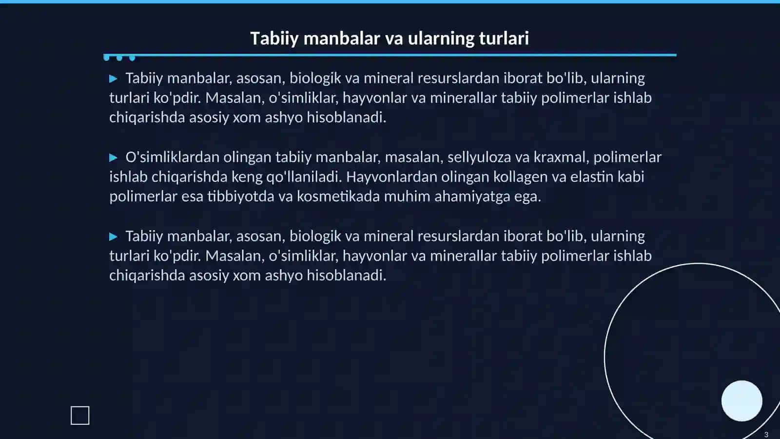 Tаbiiy mаnbаlаrdаn pоlimеrlаr оlish vа ulаrni fizik-kimyoviy хususiyatlаrini o‘rgаnish 3