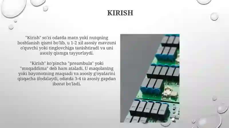 O'zgarmastok manbai va uning tavsifi 3