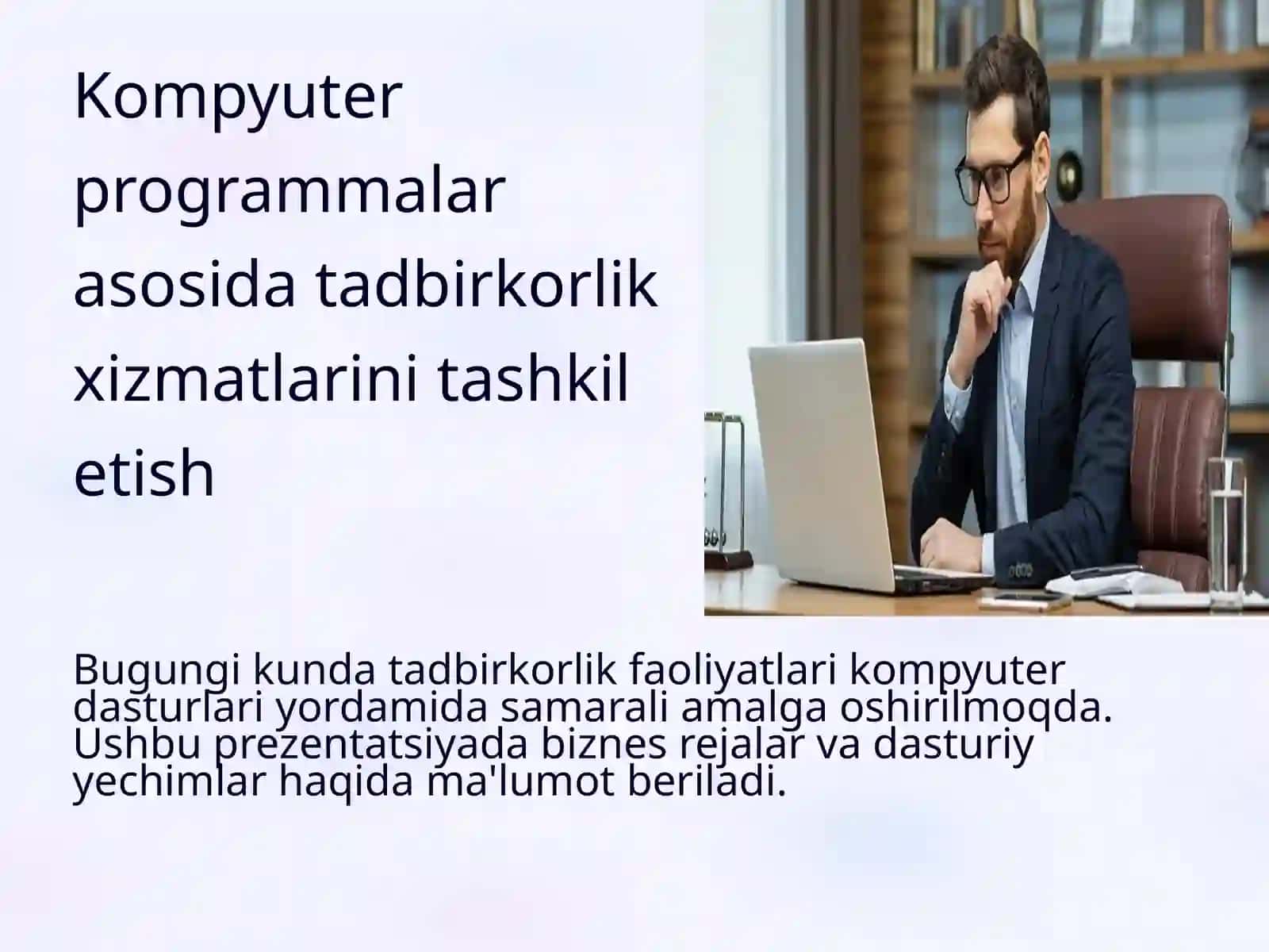 AT-61 Biznes rejasi va dasturiy yechimlar 3