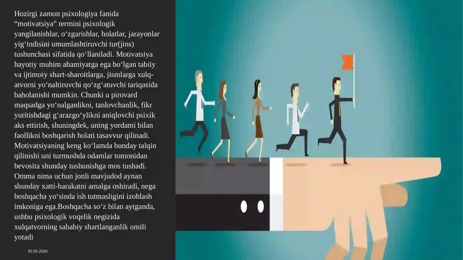 Xorij psixologiyasida motiv va motivatsiya muammosi 3
