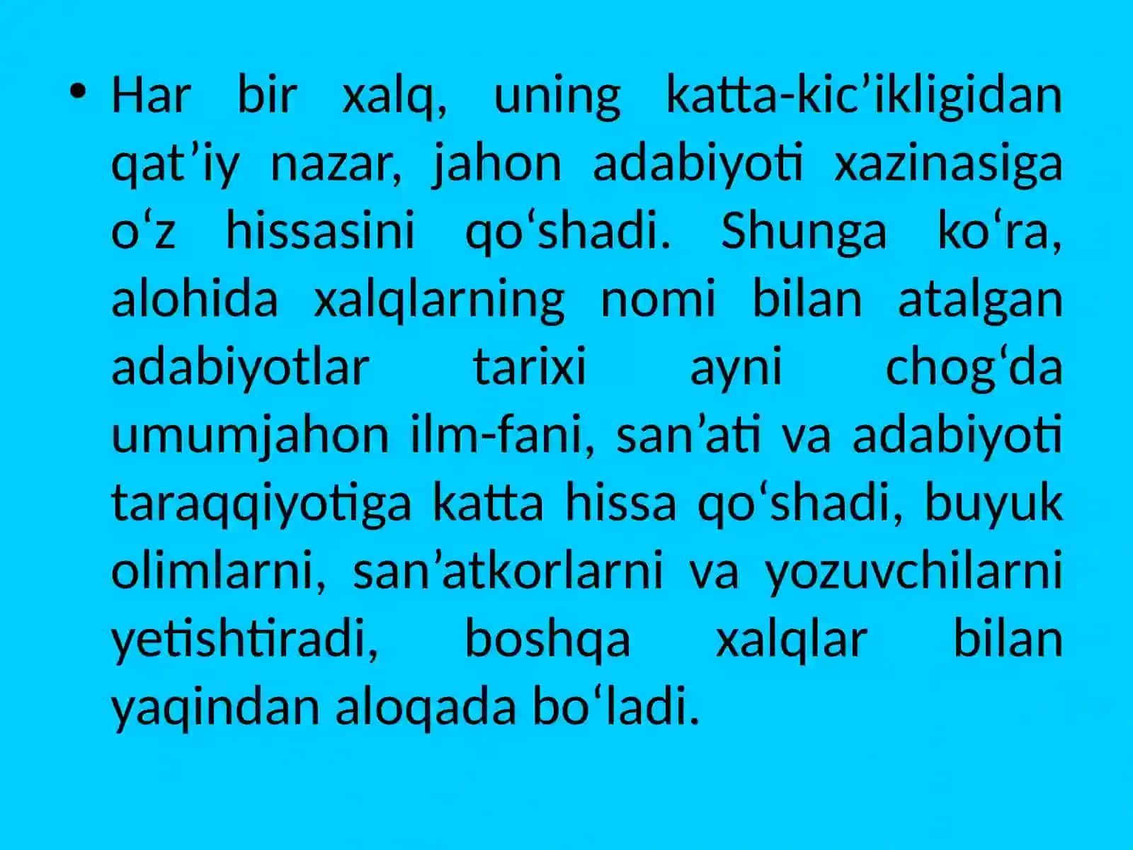 Mumtoz adabiyotga kirish kursining maqsad va vazifalari 3