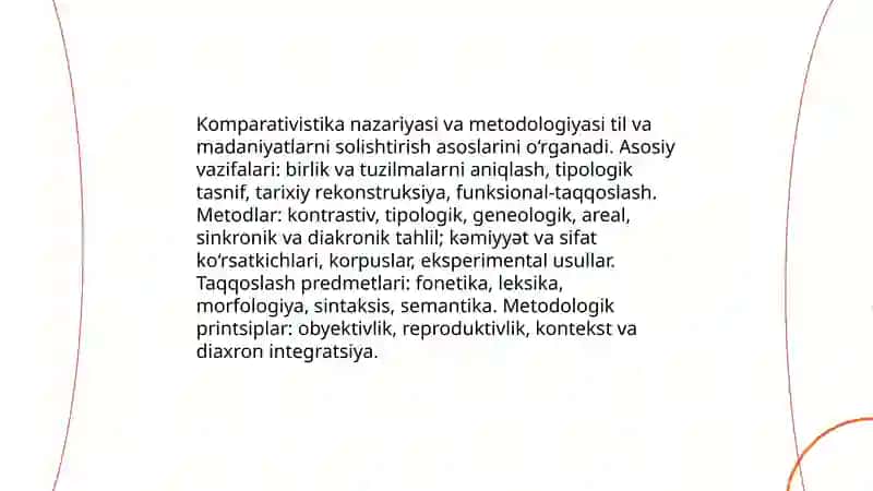 Komparativistika 3
