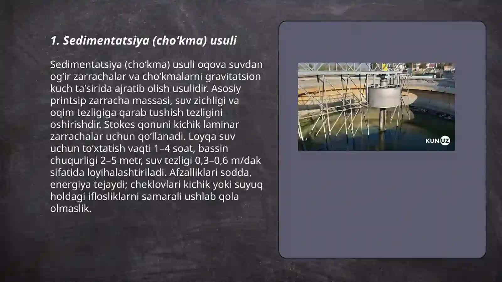Oqova suvlarni tozalash usullari 3