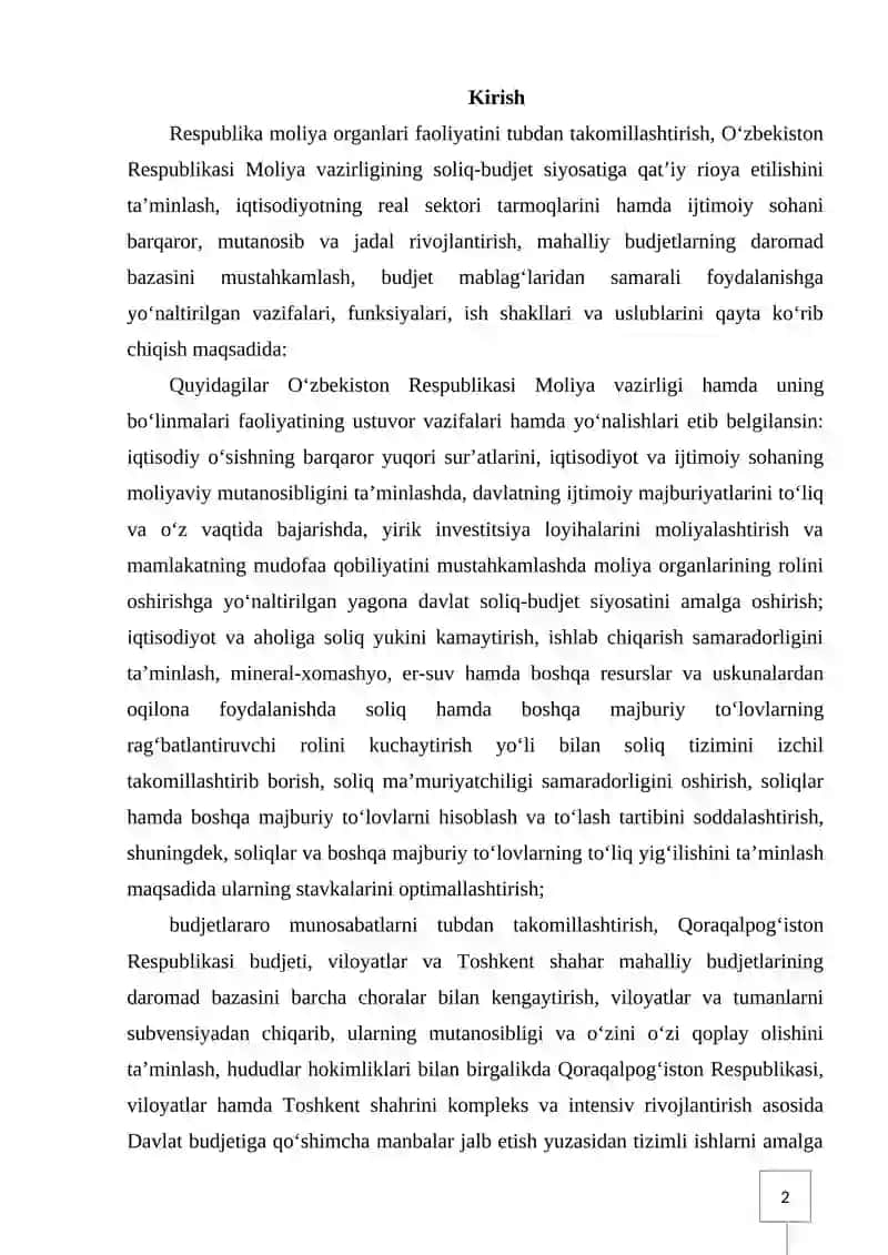 Moliya tizimi va moliyaviy siyosat 3