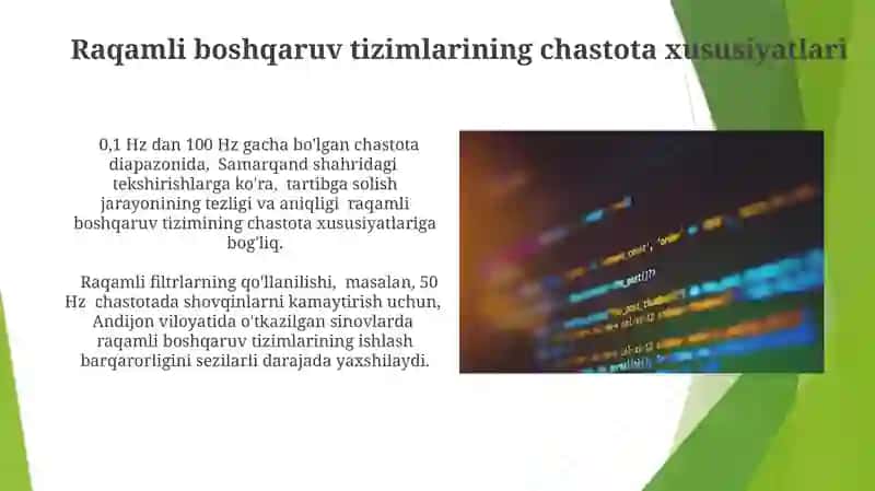 Raqamli boshqaruv tizimlari 3