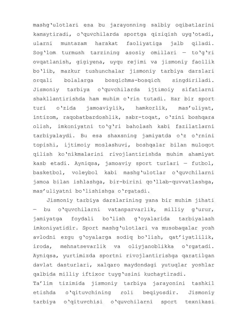 UMUM TA'LIM MAKTABLARIDA JISMONIY TARBIYA 3