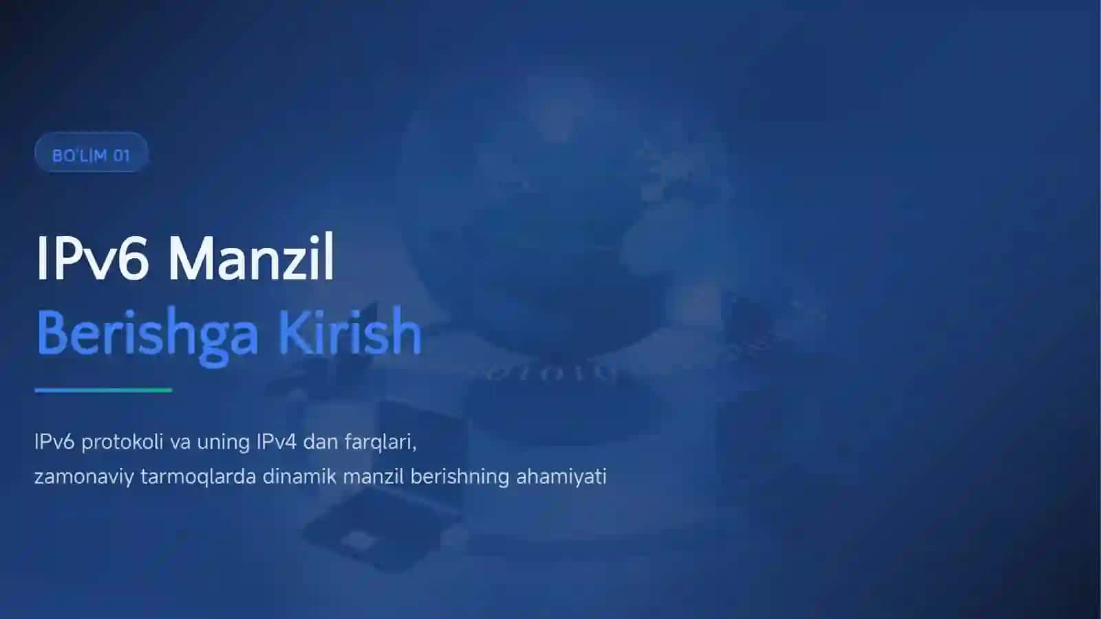 IPv6 Tarmoqlarida Dinamik Manzil Berish Usullari Ta'limi 3