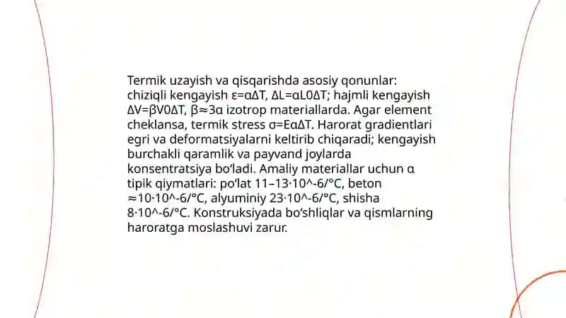 Konstruksiyalarda termik tasirlarni hisobga olish usullari 3