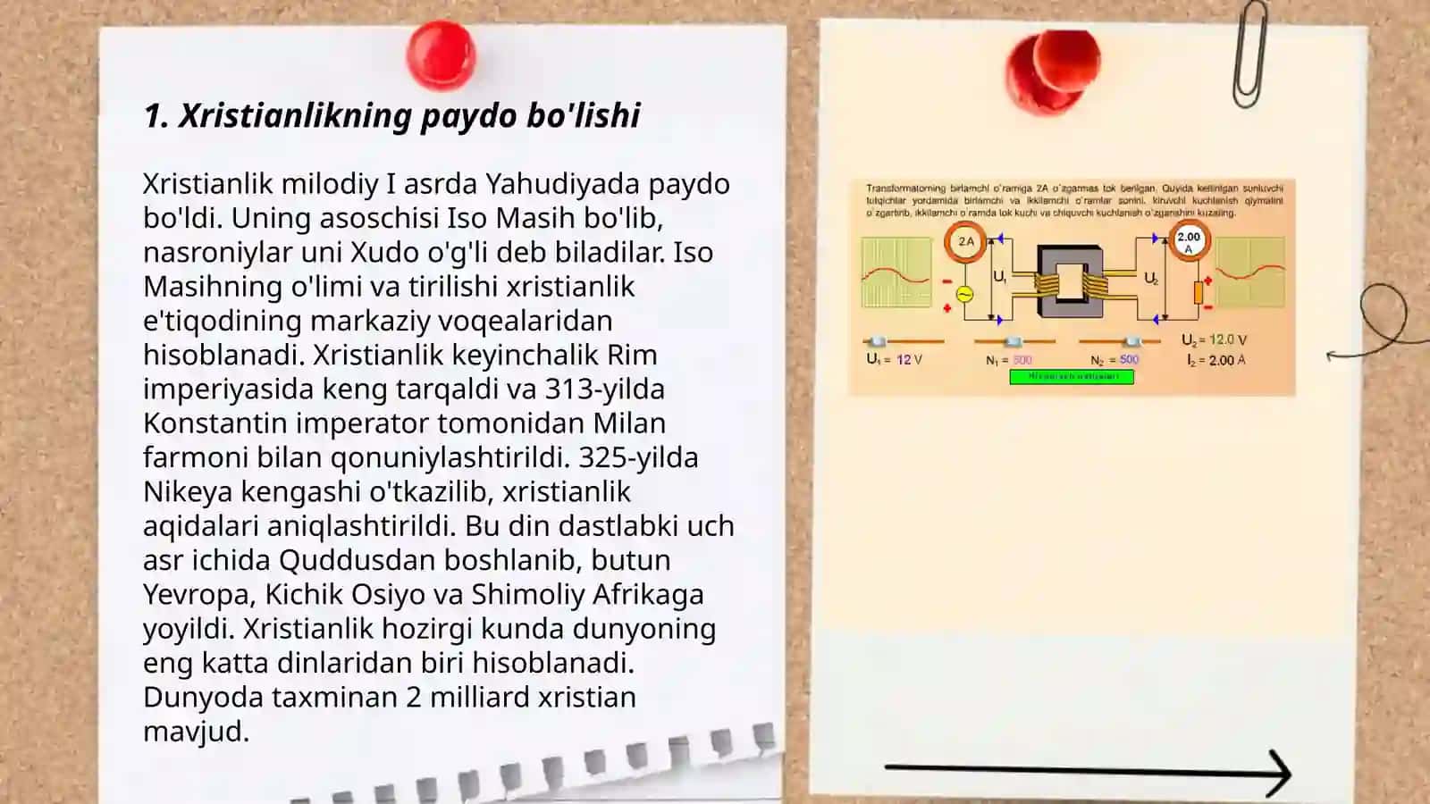 Xristianlikning paydo bo'lishi, aqidalar, asosiy yo'nalishlari, ta'limotlari va manbalari 3