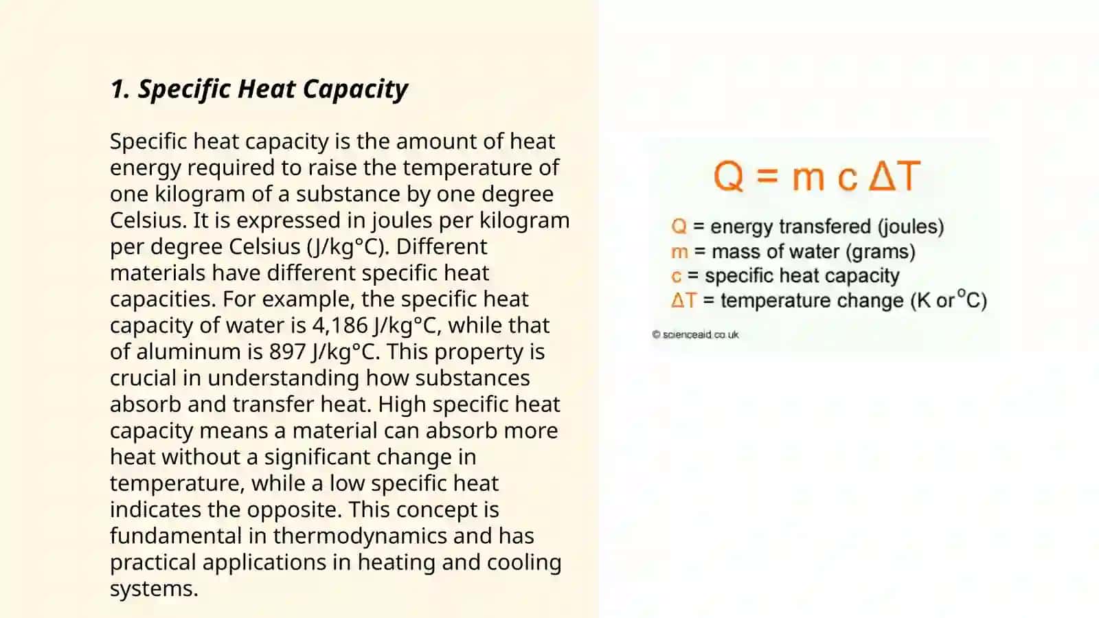 Heat capacity 3