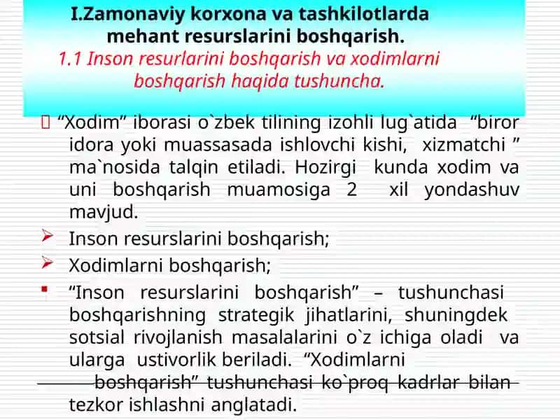 Sanoat korxonalarida mehnat salohiyatining holatini va ta’minlanganligini ifodalovchi ko‘rsatkichlar. 3