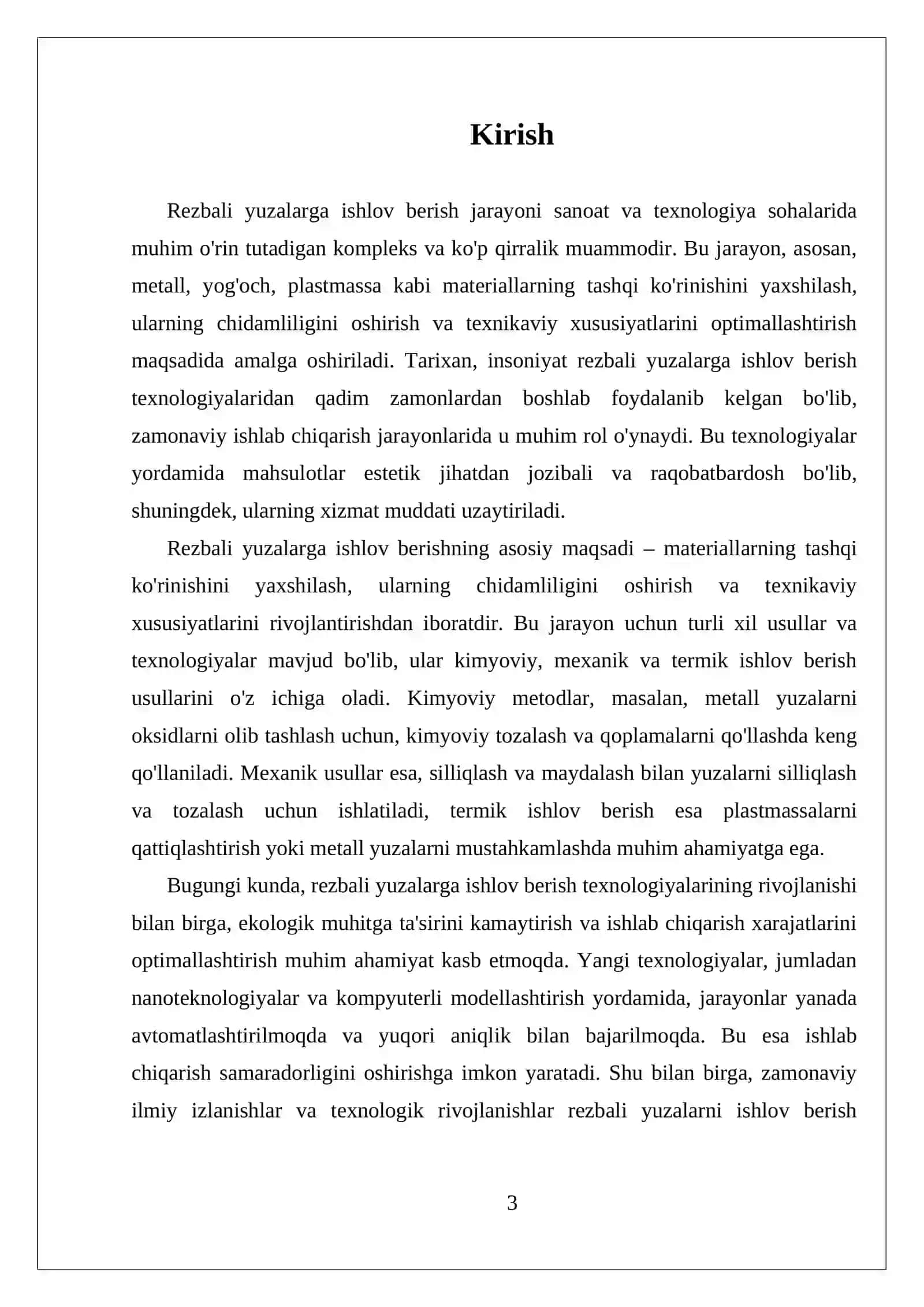 REZBALI YUZALARGA ISHLOV BERISH 3